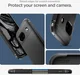 Spigen Rugged Armor Google Pixel 8a Hoesje Back Cover Zwart afbeelding 3