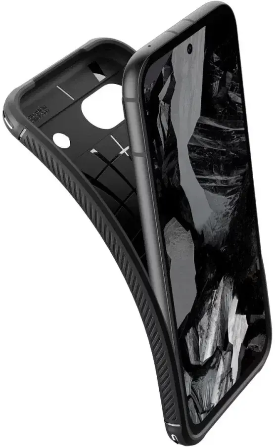 Spigen Rugged Armor Google Pixel 8a Hoesje Back Cover Zwart afbeelding 9