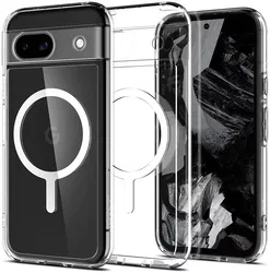 Spigen Ultra Hybrid OneTap Google Pixel 8a Hoesje Transparant Wit afbeelding