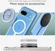 Spigen Ultra Hybrid OneTap Google Pixel 8a Hoesje Transparant Wit afbeelding 3