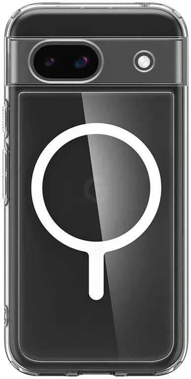 Spigen Ultra Hybrid OneTap Google Pixel 8a Hoesje Transparant Wit afbeelding 9