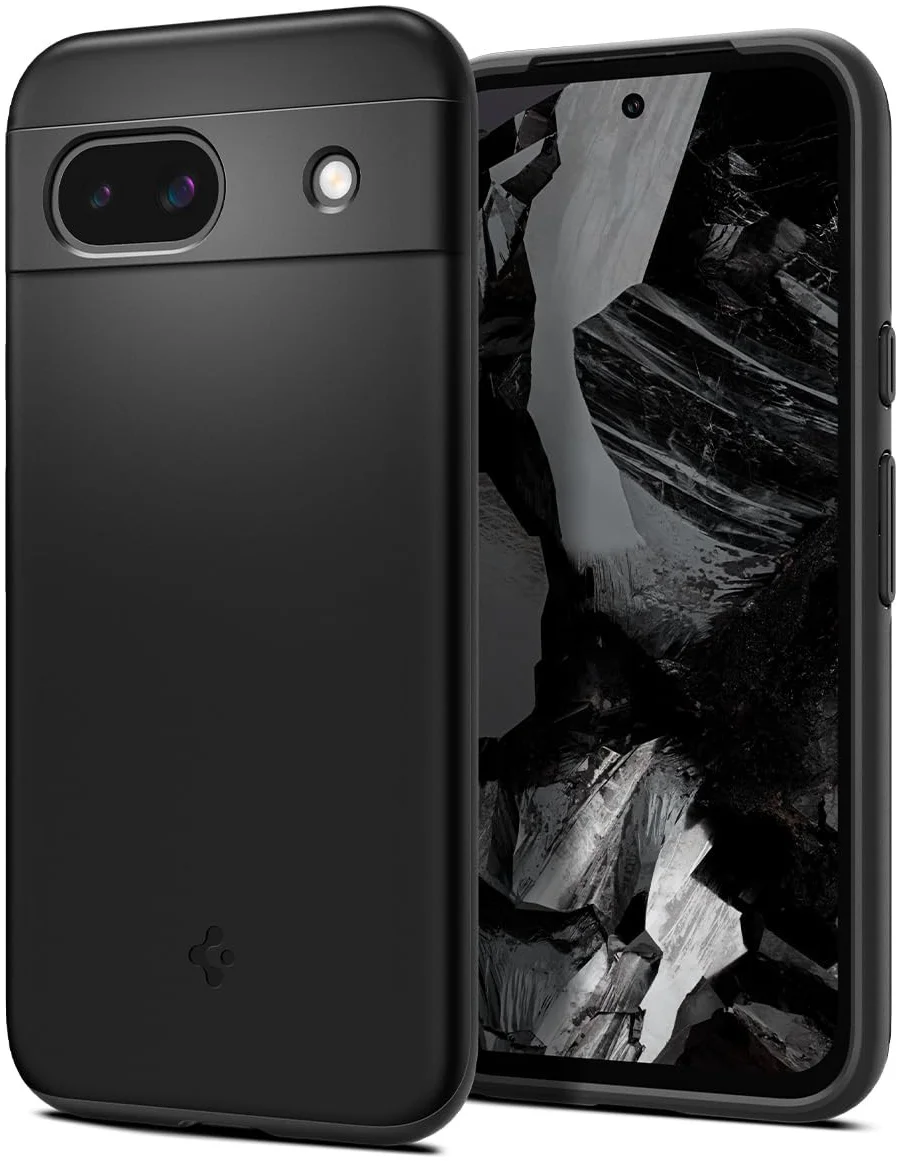 Spigen Thin Fit Google Pixel 8a Hoesje Back Cover Zwart afbeelding 1