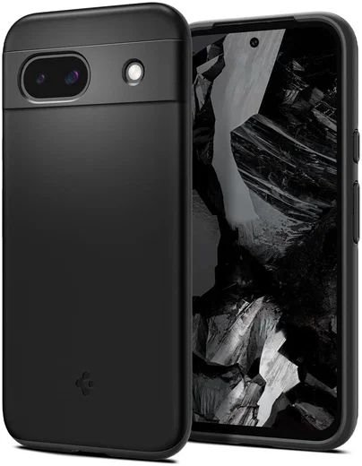Spigen Thin Fit Google Pixel 8a Hoesje Back Cover Zwart afbeelding 1