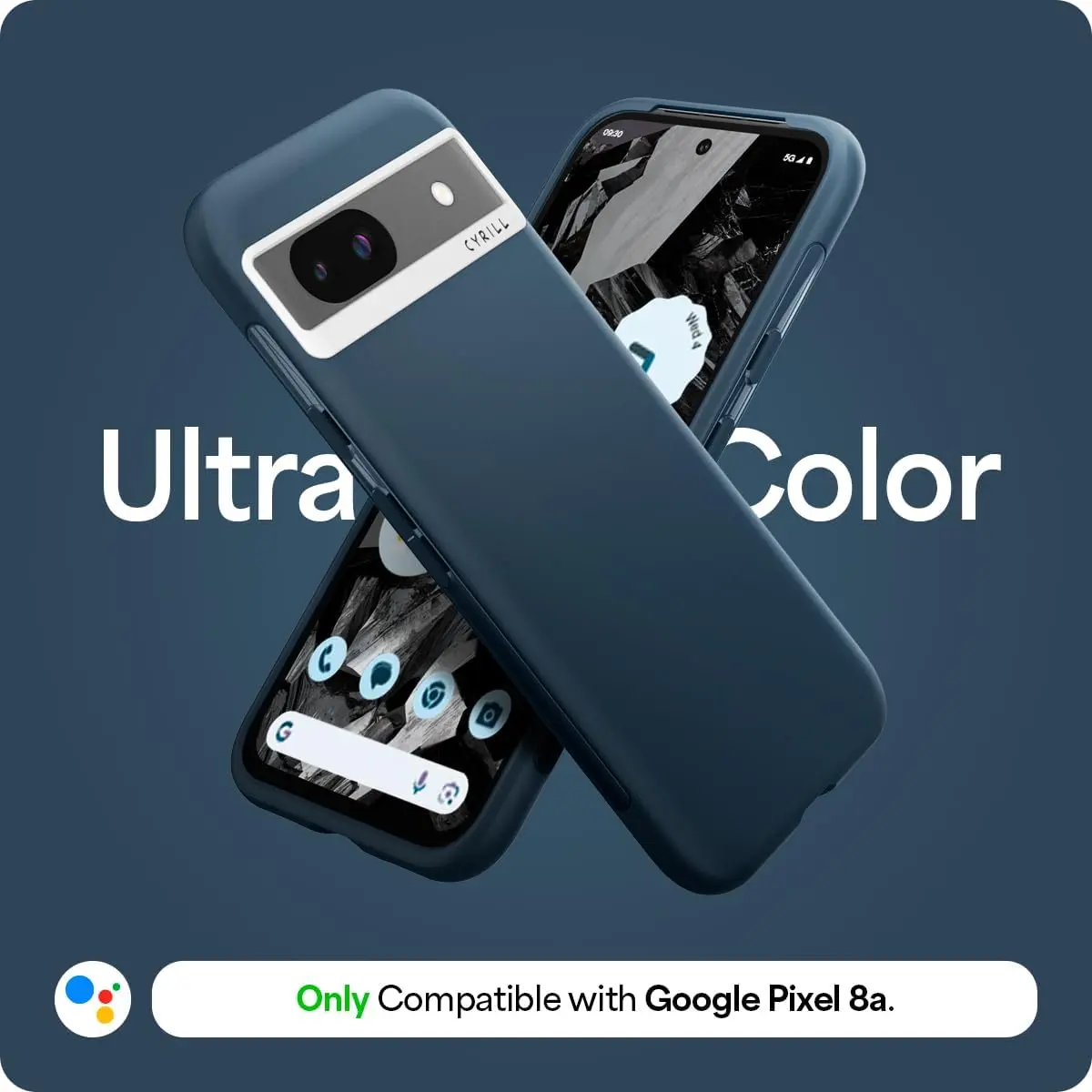 Spigen Cyrill Ultra Color Google Pixel 8a Hoesje Back Cover Blauw afbeelding 3