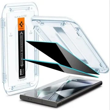 Spigen EZ Fit GLAS.tR Samsung Galaxy S24 Ultra Privacy Glass 2-Pack