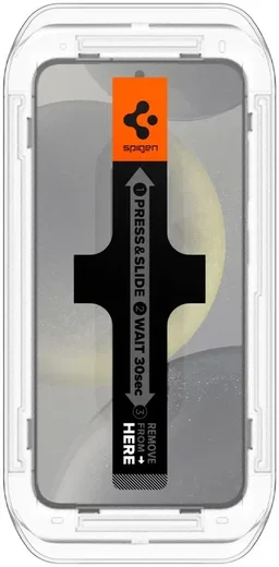Spigen EZ Fit GLAS.tR Samsung Galaxy S24 Privacy Glass 2-Pack afbeelding 7