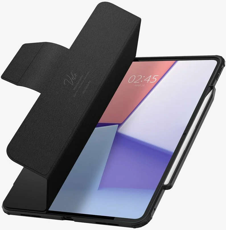 Spigen Ultra Hybrid Pro iPad Pro 13 (2024/2025) Hoes Book Case Zwart afbeelding 8