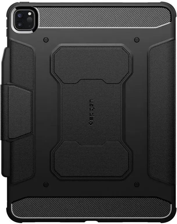 Spigen Rugged Armor Pro iPad Pro 13 (2024/2025) Hoes Book Case Zwart afbeelding 2