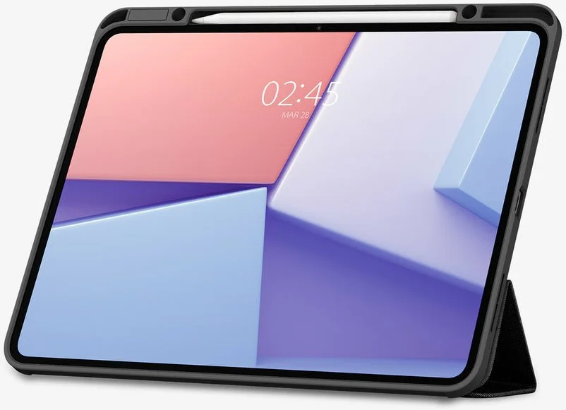 Spigen Urban Fit Apple iPad Pro 13 (2024) Hoes Book Case Zwart afbeelding 6