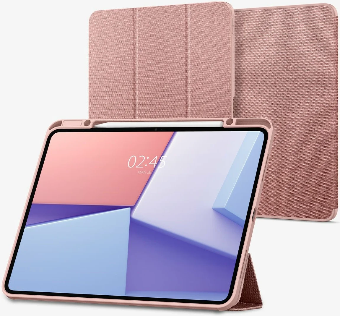 Spigen Urban Fit iPad Pro 13 (2024/2025) Hoes Book Case Roze afbeelding 2