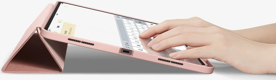 Spigen Urban Fit iPad Pro 13 (2024/2025) Hoes Book Case Roze afbeelding 3