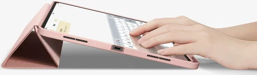 Spigen Urban Fit iPad Pro 13 (2024/2025) Hoes Book Case Roze afbeelding 3