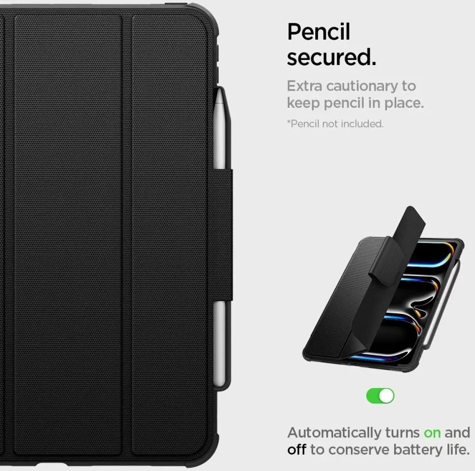 Spigen Rugged Armor Pro iPad Pro 11 (2024/2025) Hoes Zwart afbeelding 4