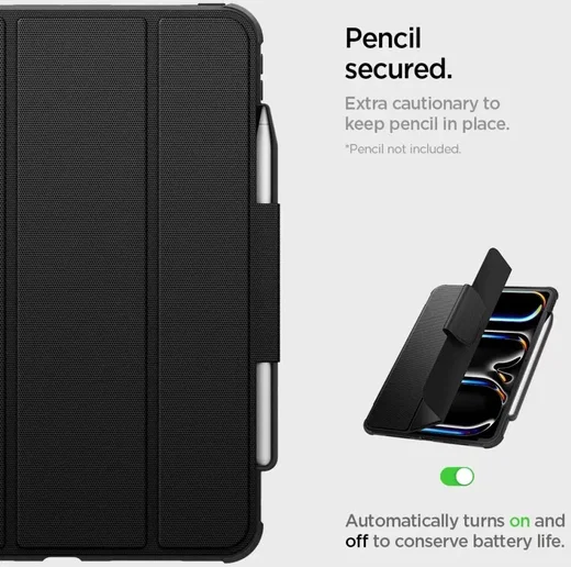 Spigen Rugged Armor Pro iPad Pro 11 (2024/2025) Hoes Zwart afbeelding 4