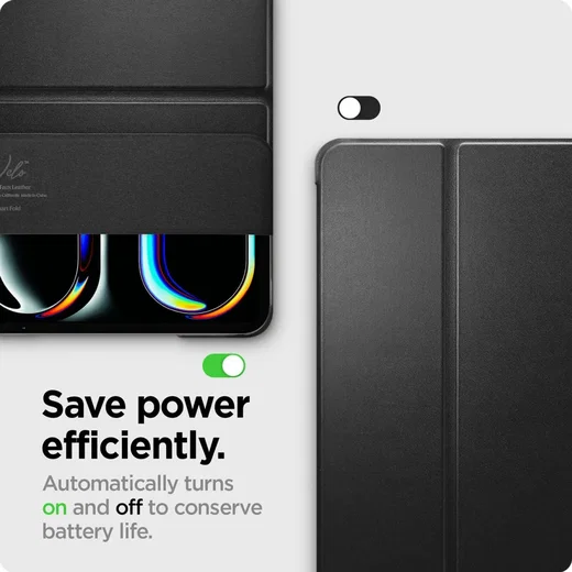Spigen Smart Fold iPad Pro 11 (2024/2025) Hoes Book Case Tri-Fold Zwart afbeelding 3