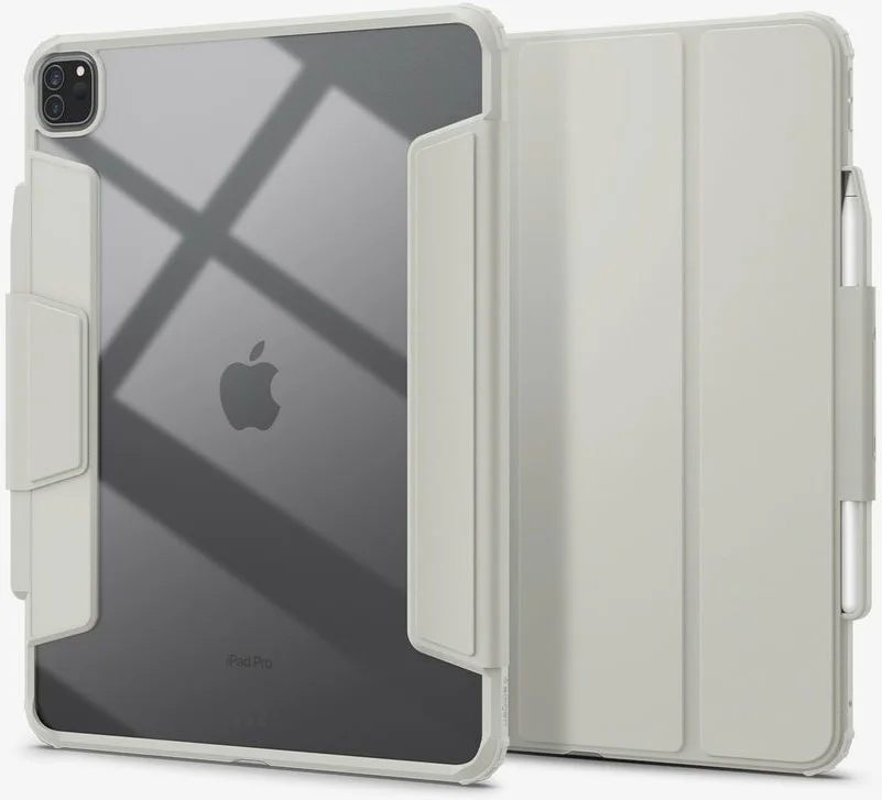 Spigen Air Skin Pro iPad Pro 13 (2024/2025) Hoes Book Case Grijs afbeelding 1