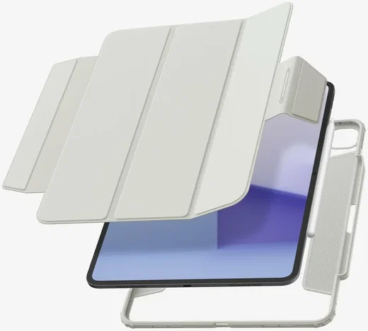 Spigen Air Skin Pro iPad Pro 13 (2024/2025) Hoes Book Case Grijs afbeelding 2