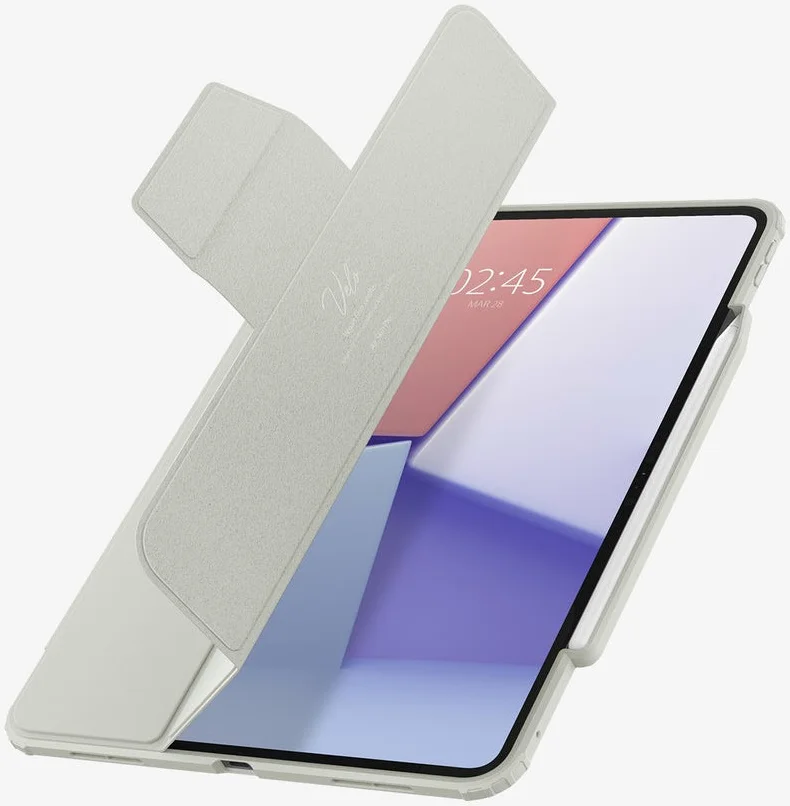 Spigen Air Skin Pro iPad Pro 13 (2024/2025) Hoes Book Case Grijs afbeelding 3