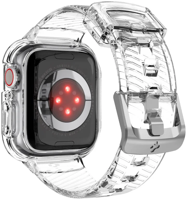 Spigen Liquid Crystal Pro Apple Watch 41MM/40MM Hoesje en Bandje Transparant afbeelding 14