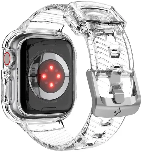 Spigen Liquid Crystal Pro Apple Watch 41MM/40MM Hoesje en Bandje Transparant afbeelding 14