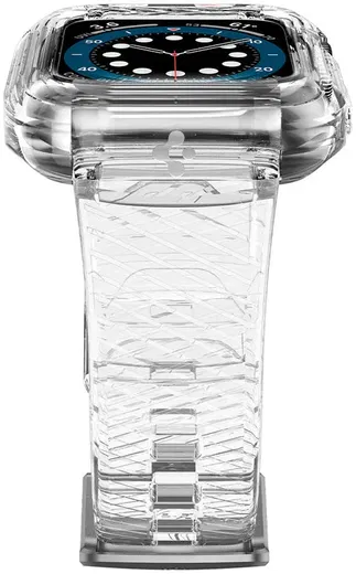 Spigen Liquid Crystal Pro Apple Watch 41MM/40MM Hoesje en Bandje Transparant afbeelding 18