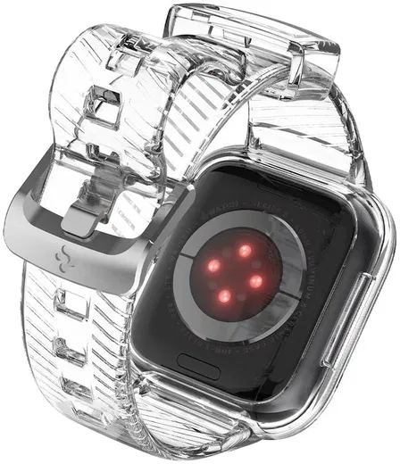 Spigen Liquid Crystal Pro Apple Watch 41MM/40MM Hoesje en Bandje Transparant afbeelding 19