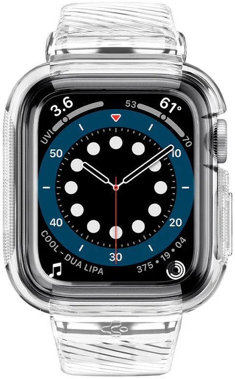 Spigen Liquid Crystal Pro Apple Watch 41MM/40MM Hoesje en Bandje Transparant afbeelding 2