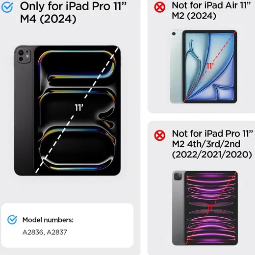 Spigen Urban Fit iPad Pro 11 (2024/2025) Hoes Book Case Roze afbeelding 2