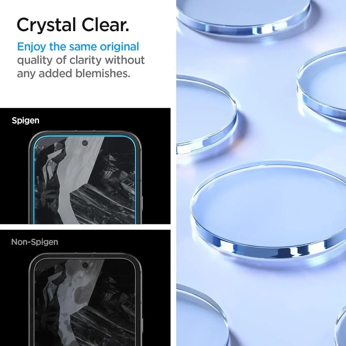 Spigen AlignMaster Google Pixel 8a Screen Protector Tempered Glass (2-Pack) afbeelding 8