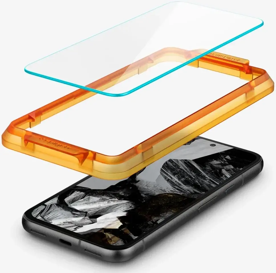 Spigen AlignMaster Google Pixel 8a Screen Protector Tempered Glass (2-Pack) afbeelding 9