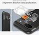 Spigen EZ Fit Optik Pro Google Pixel 8a Camera Lens Protector Zwart (2-Pack) afbeelding 6