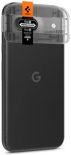 Spigen EZ Fit Optik Pro Google Pixel 8a Camera Lens Protector Zwart (2-Pack) afbeelding 9