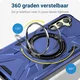 Samsung Galaxy A35 Hoesje MagSafe Magnetische Ring Stand Blauw afbeelding 3