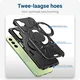 Samsung Galaxy A55 Hoesje MagSafe Magnetische Ring Stand Zwart afbeelding 4