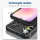 Samsung Galaxy A55 Hoesje MagSafe Magnetische Ring Stand Zwart afbeelding 5