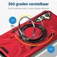Samsung Galaxy A55 Hoesje MagSafe Magnetische Ring Stand Rood afbeelding 3