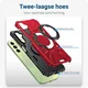 Samsung Galaxy A55 Hoesje MagSafe Magnetische Ring Stand Rood afbeelding 4