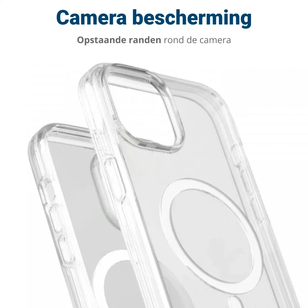 Samsung Galaxy A35 Hoesje met MagSafe Dun TPU Back Cover Transparant afbeelding 3
