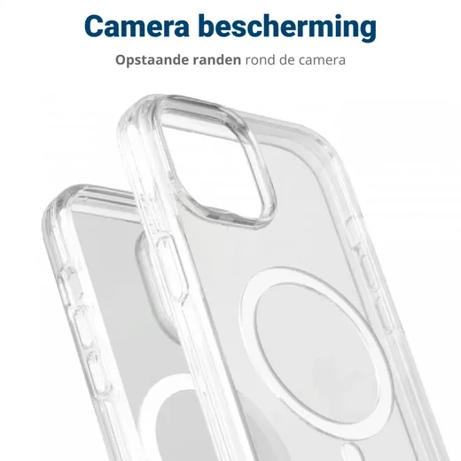 Samsung Galaxy A35 Hoesje met MagSafe Dun TPU Back Cover Transparant afbeelding 3