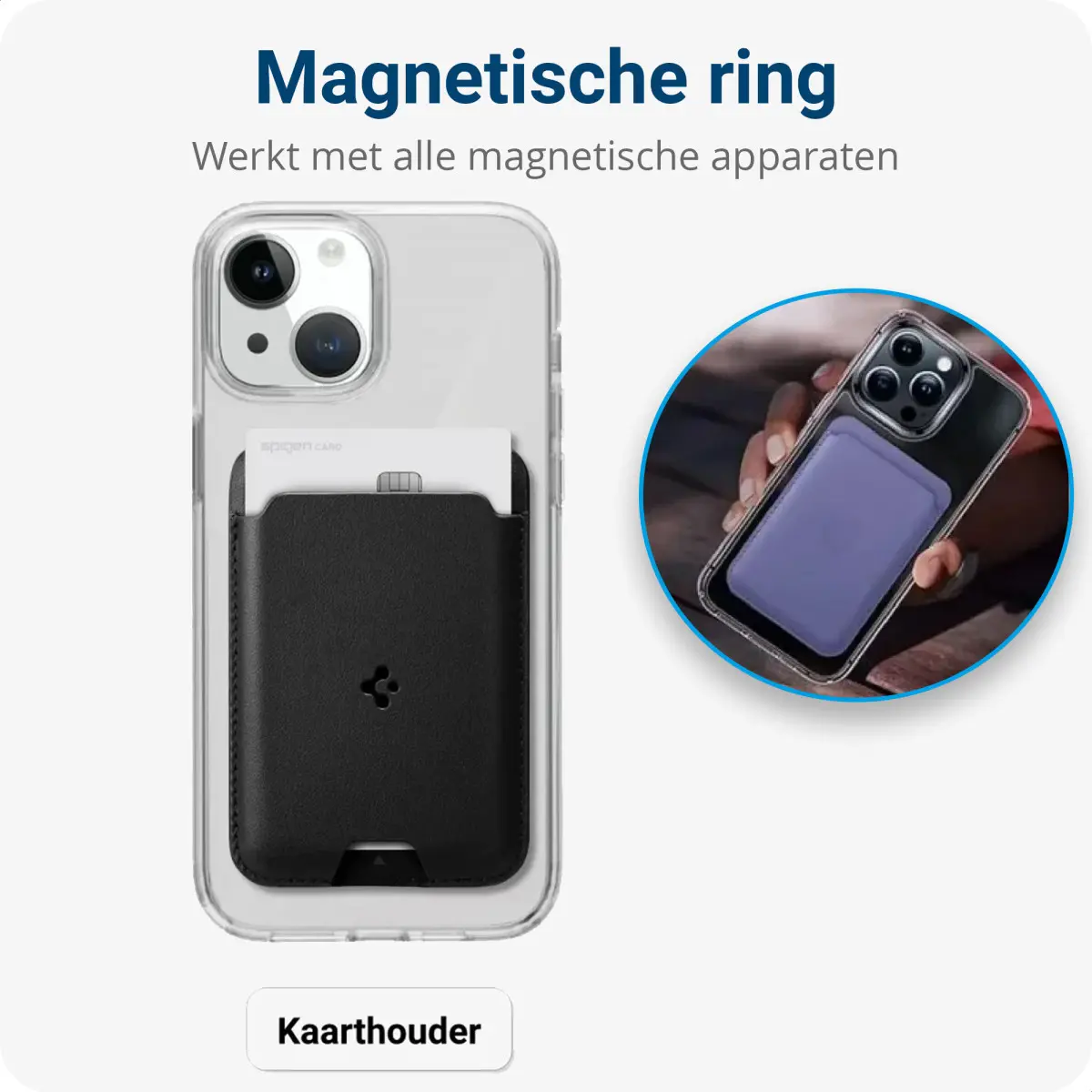 Samsung Galaxy A35 Hoesje met MagSafe Dun TPU Back Cover Transparant afbeelding 6