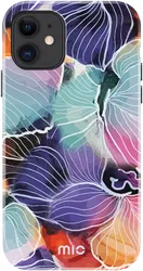 MIO MagSafe Apple iPhone 11 / XR Hoesje Hard Shell Cover Flowers afbeelding