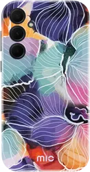 MIO MagSafe Samsung A35 Hoesje Hard Shell Back Cover Flowers afbeelding