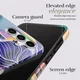 MIO MagSafe Samsung Galaxy A54 Hoesje Hard Shell Cover Flowers afbeelding 5