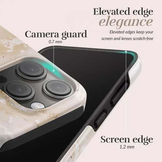 MIO MagSafe Apple iPhone 12 / 12 Pro Hoesje Back Cover Gold Marble afbeelding 5