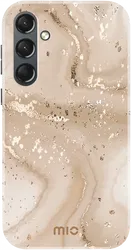 MIO MagSafe Samsung Galaxy S24 Plus Hoesje Hard Shell Gold Marble afbeelding