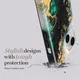 MIO MagSafe Apple iPhone 15 / 14 / 13 Hoesje Back Cover Green Marble afbeelding 7