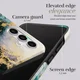 MIO MagSafe Samsung Galaxy A55 Hoesje Hard Shell Back Cover Green Marble afbeelding 5