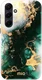 MIO MagSafe Samsung Galaxy A55 Hoesje Hard Shell Back Cover Green Marble afbeelding 1