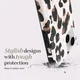 MIO MagSafe Apple iPhone 12 / 12 Pro Hoesje Back Cover Leopard afbeelding 7
