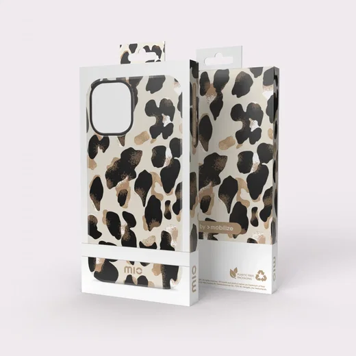 MIO MagSafe Apple iPhone 12 / 12 Pro Hoesje Back Cover Leopard afbeelding 10